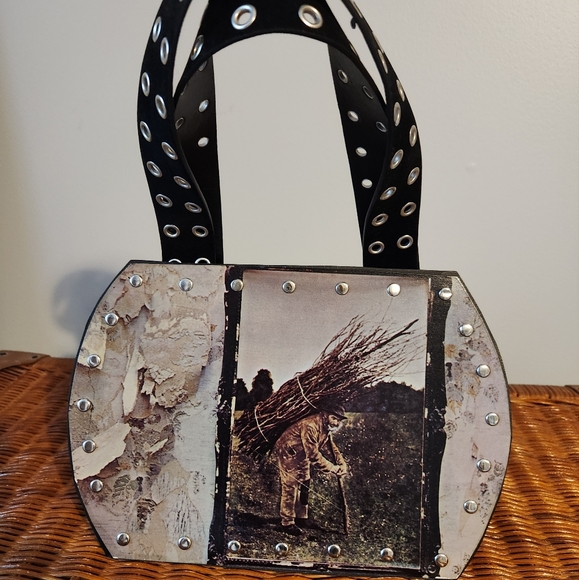 Authentic Record Album Studded Women's Bag Led Zeppelin IV - Picture 1 of 7